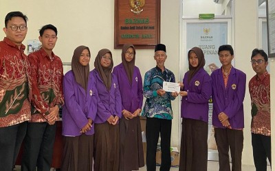 Peduli Sesama, OSIS SMP Negeri 1 Pleret Galang dan Salurkan Donasi Bencana